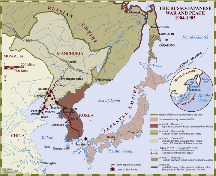 Map-RussoJapanese War